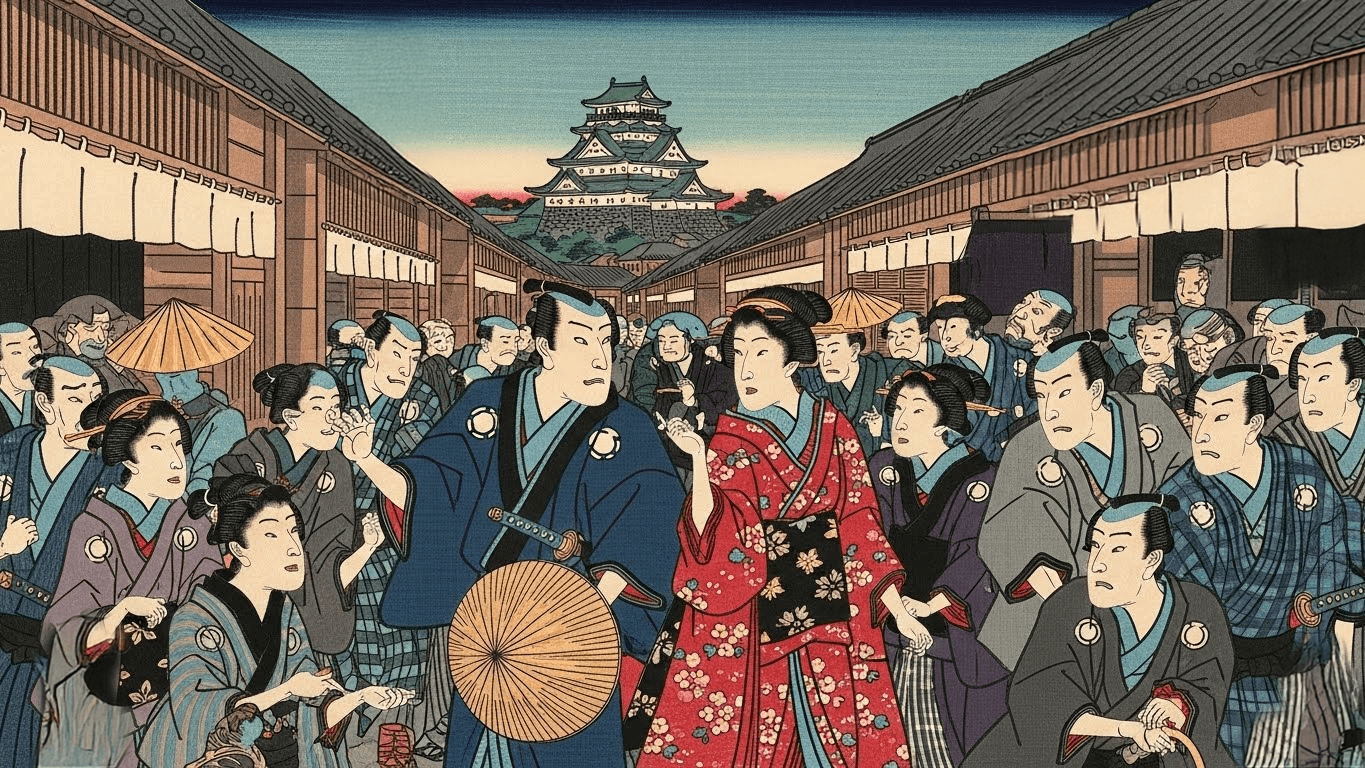 人の流れを塞がないでください