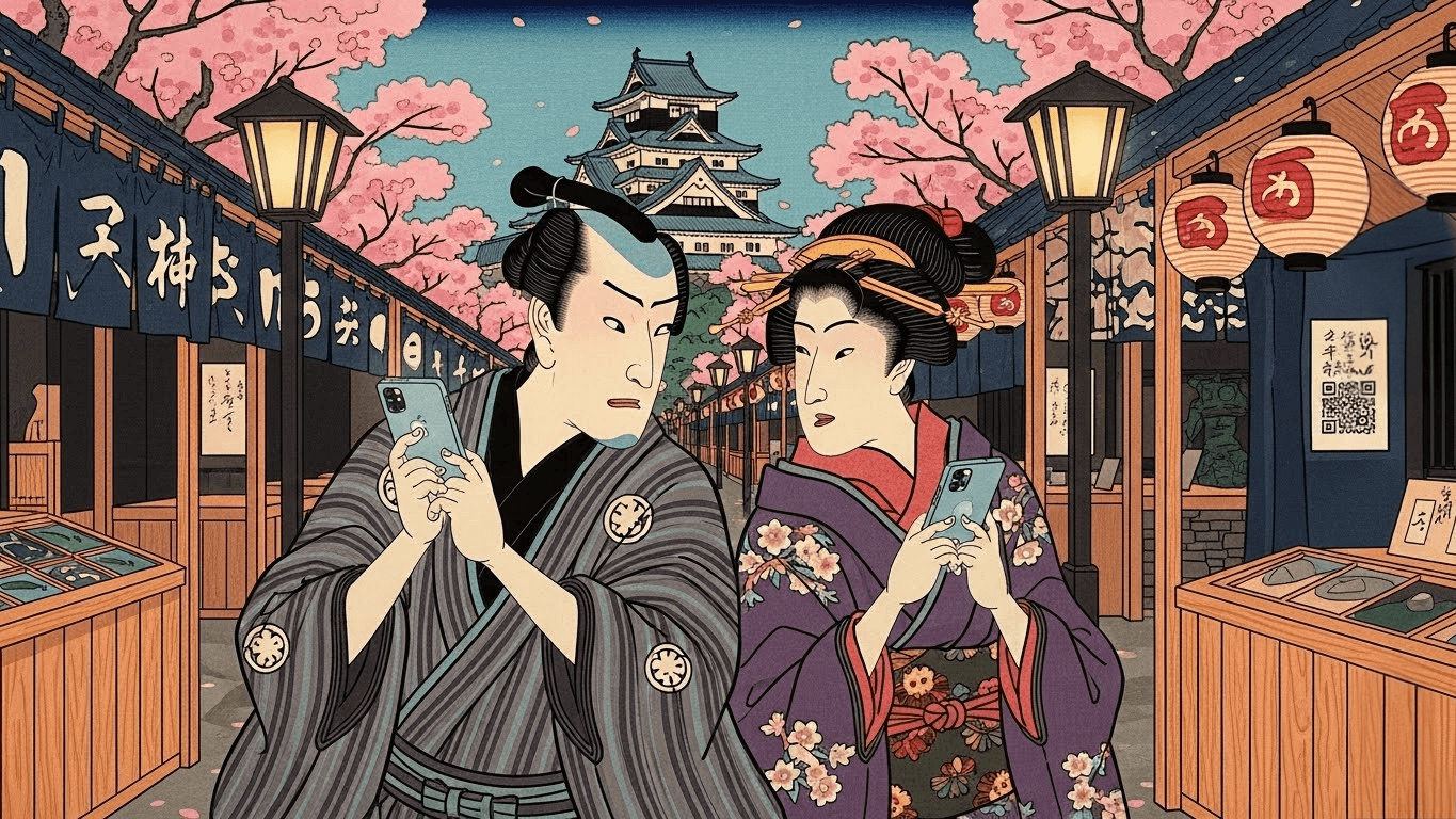 歩きながらのスマートフォンは止めましょう